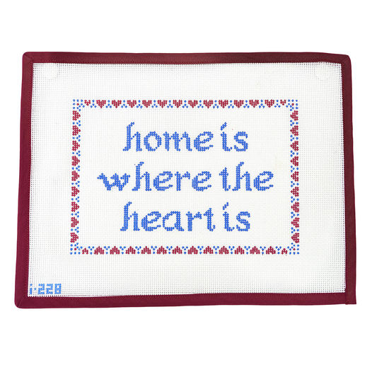 The Collection - Home is where the heart is - 13 mesh Canvas