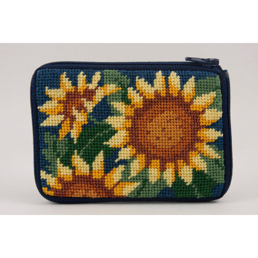 Stitch & Zip Sunflower Coin Purse