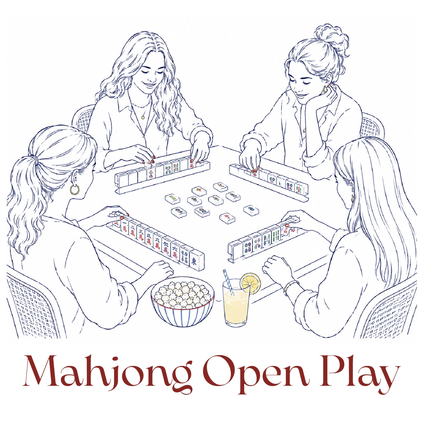 Mahjong Open Play en Casa Diccia